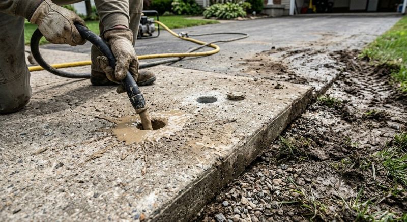 Concrete Settlement Repair in Corpus Christi, TX