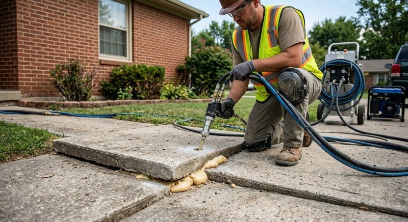 Sidewalk Raising in Columbus, OH