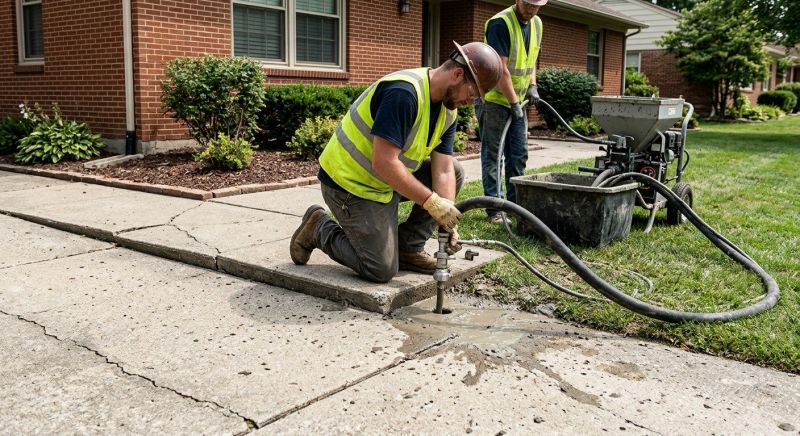Slab Mudjacking in Des Moines, IA
