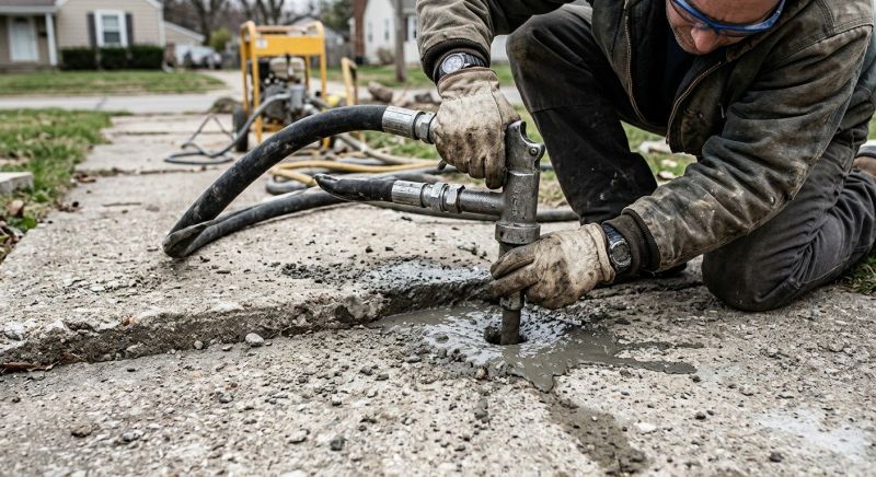 Sunken Patio Repair in Des Moines, IA